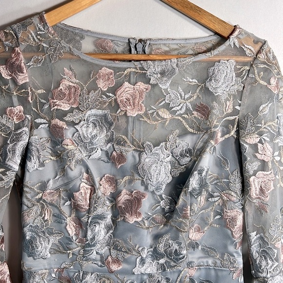 Eliza J Floral Embroidered Sheath Dress size 4 - Picture 5 of 12